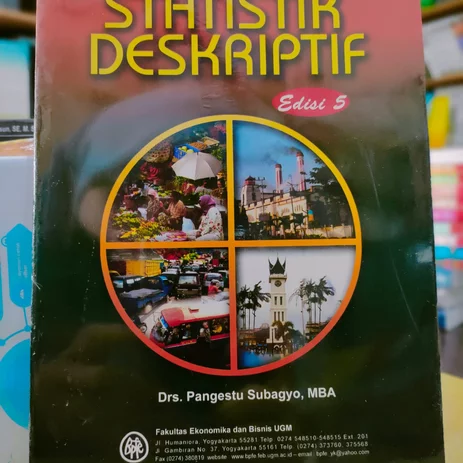Cover Statistik Deskriptif / Penyusun: Pangestu Subagyo; Marwan Asri; T.Hani Handoko