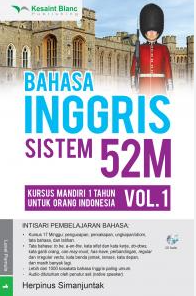 Cover Bahasa Inggris sistem 52 M jilid 1 / Herpinus Simanjuntak