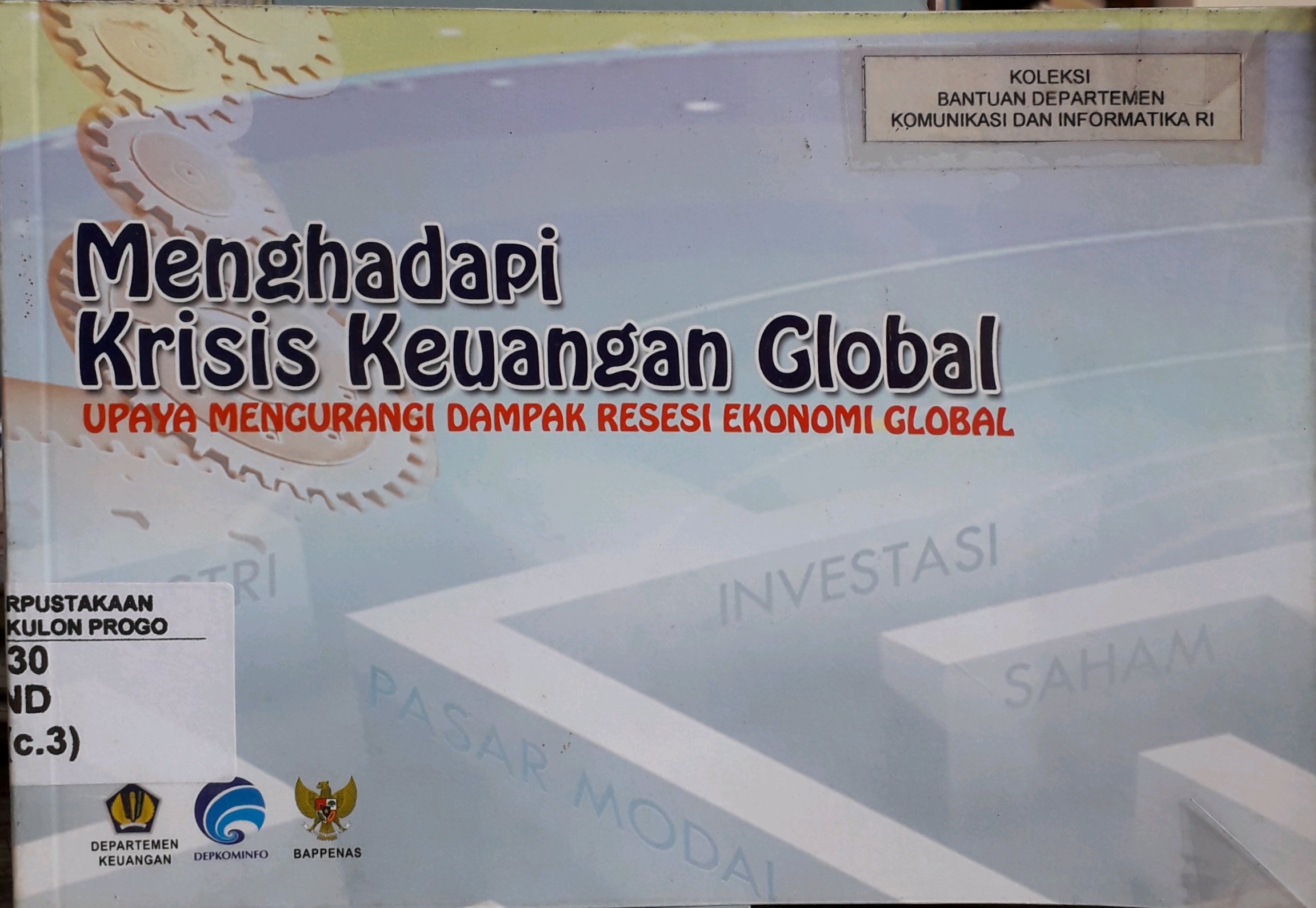 Sampul Menghadapi krisis keuangan global