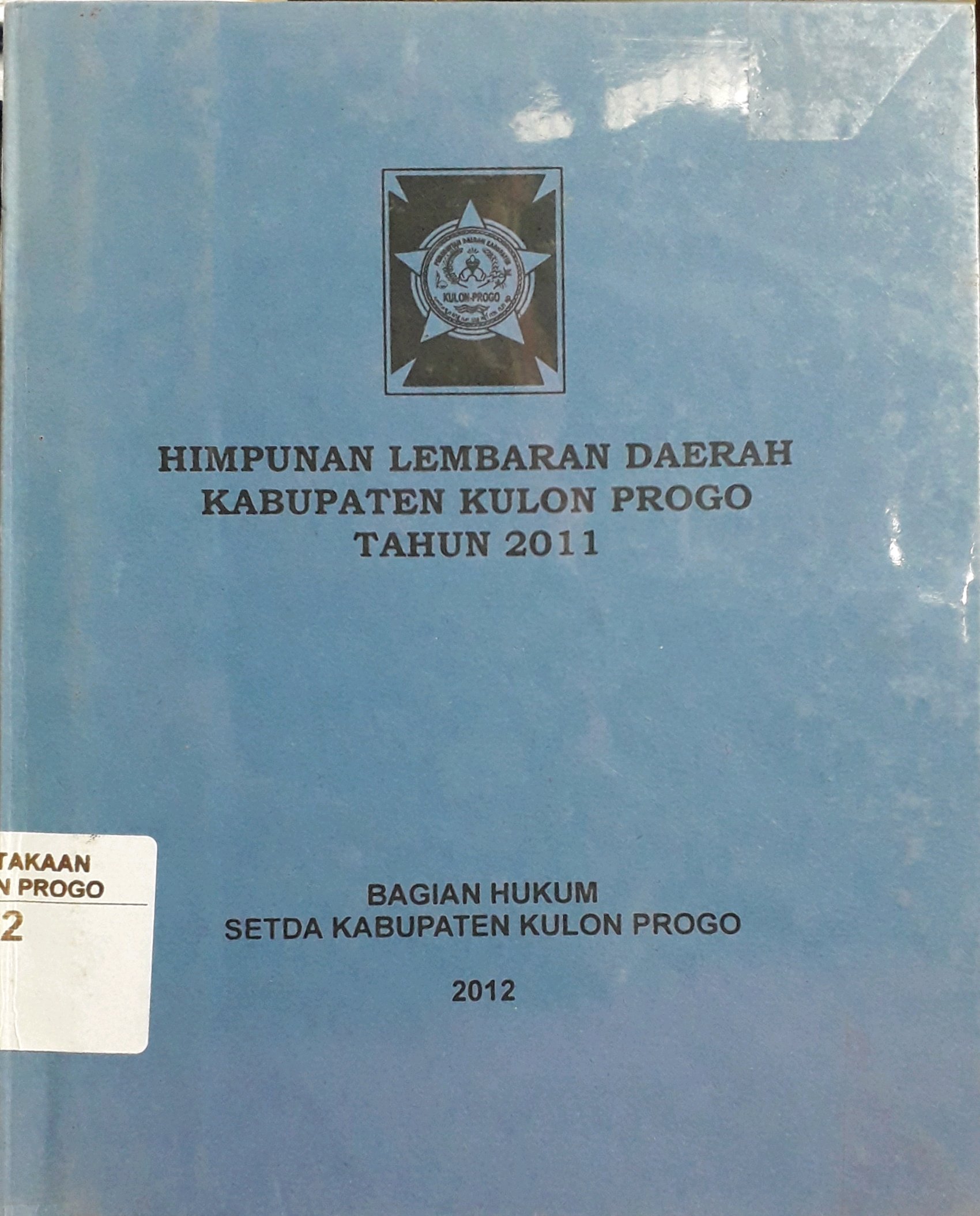 Cover Himpunan lembaran daerah Kabupaten Kulon Progo tahun 2011