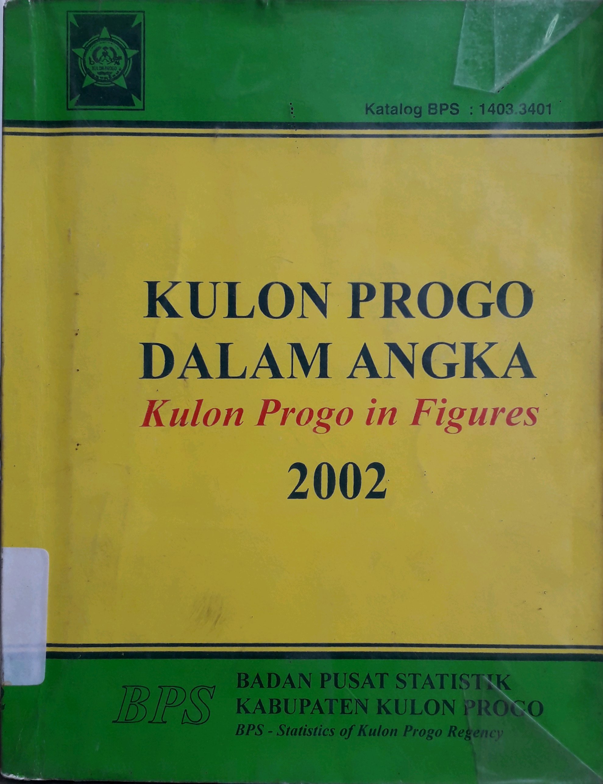 Cover Kulon Progo Dalam Angka 2002