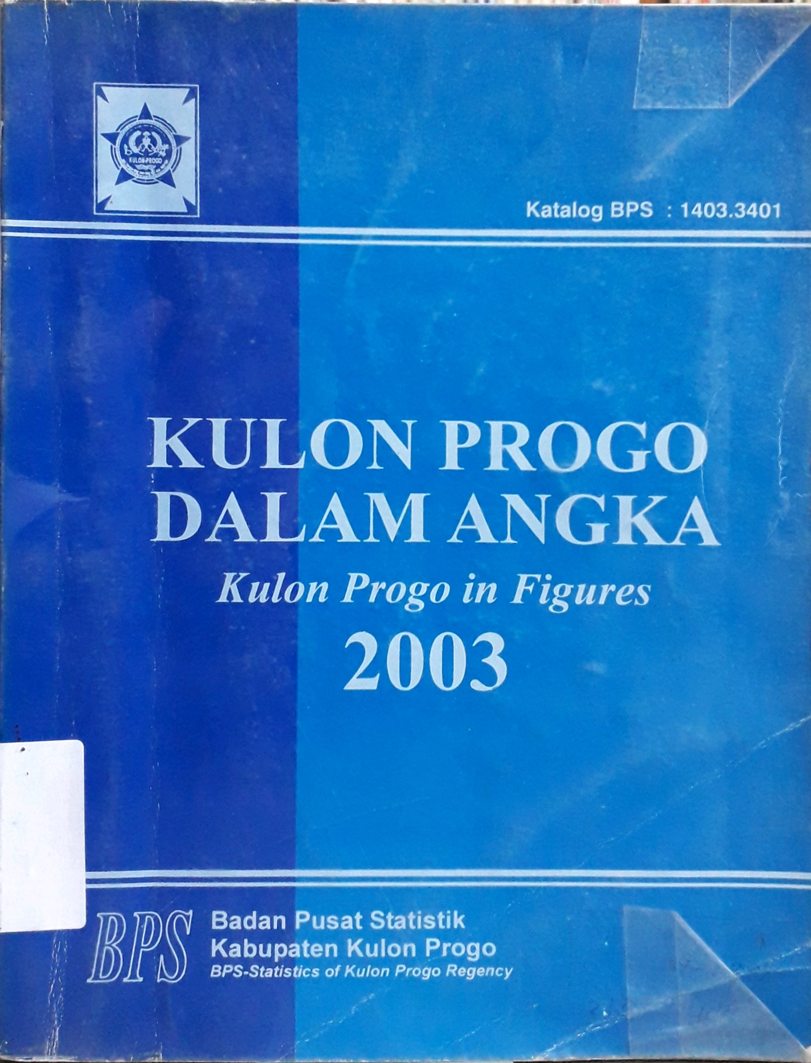 Cover Kulon Progo Dalam Angka 2003
