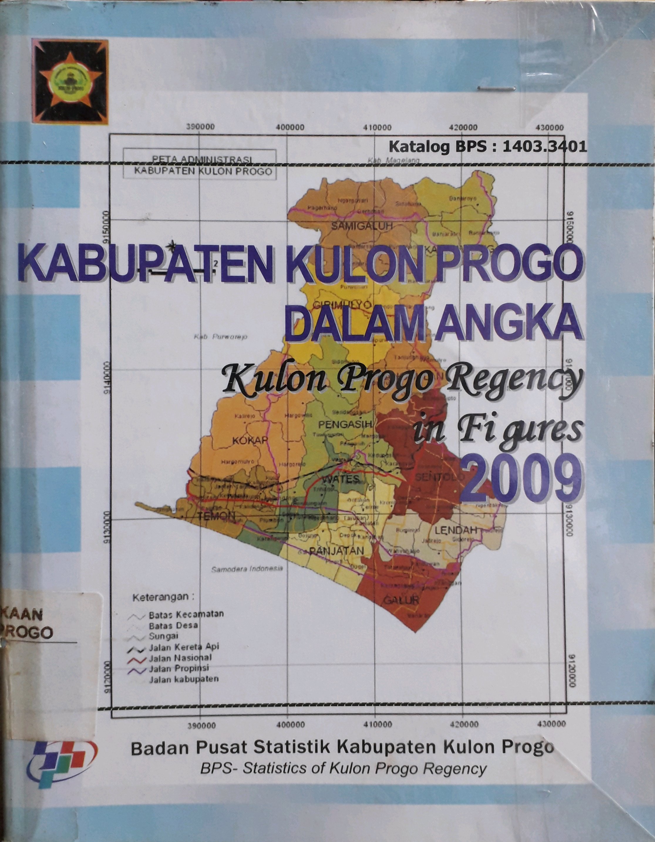 Cover Kabupaten Kulon Progo Dalam Angka 2009