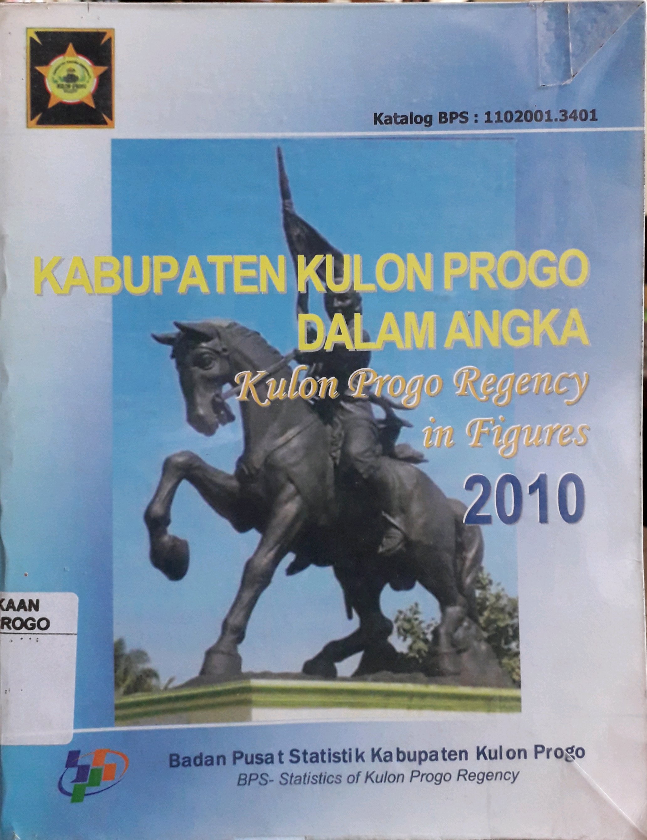 Cover Kabupaten Kulon Progo Dalam Angka 2010