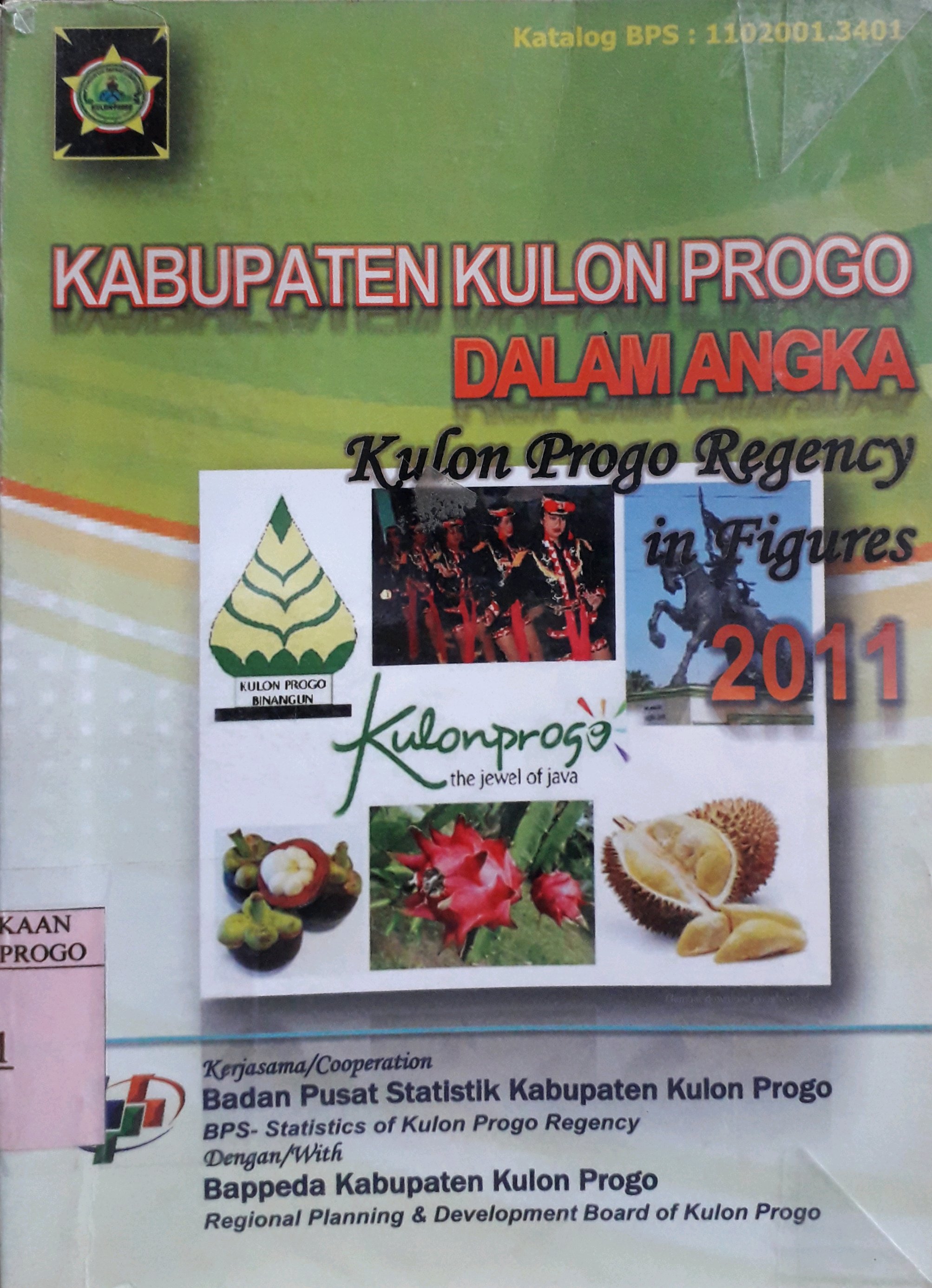 Cover Kabupaten Kulon Progo Dalam Angka 2011