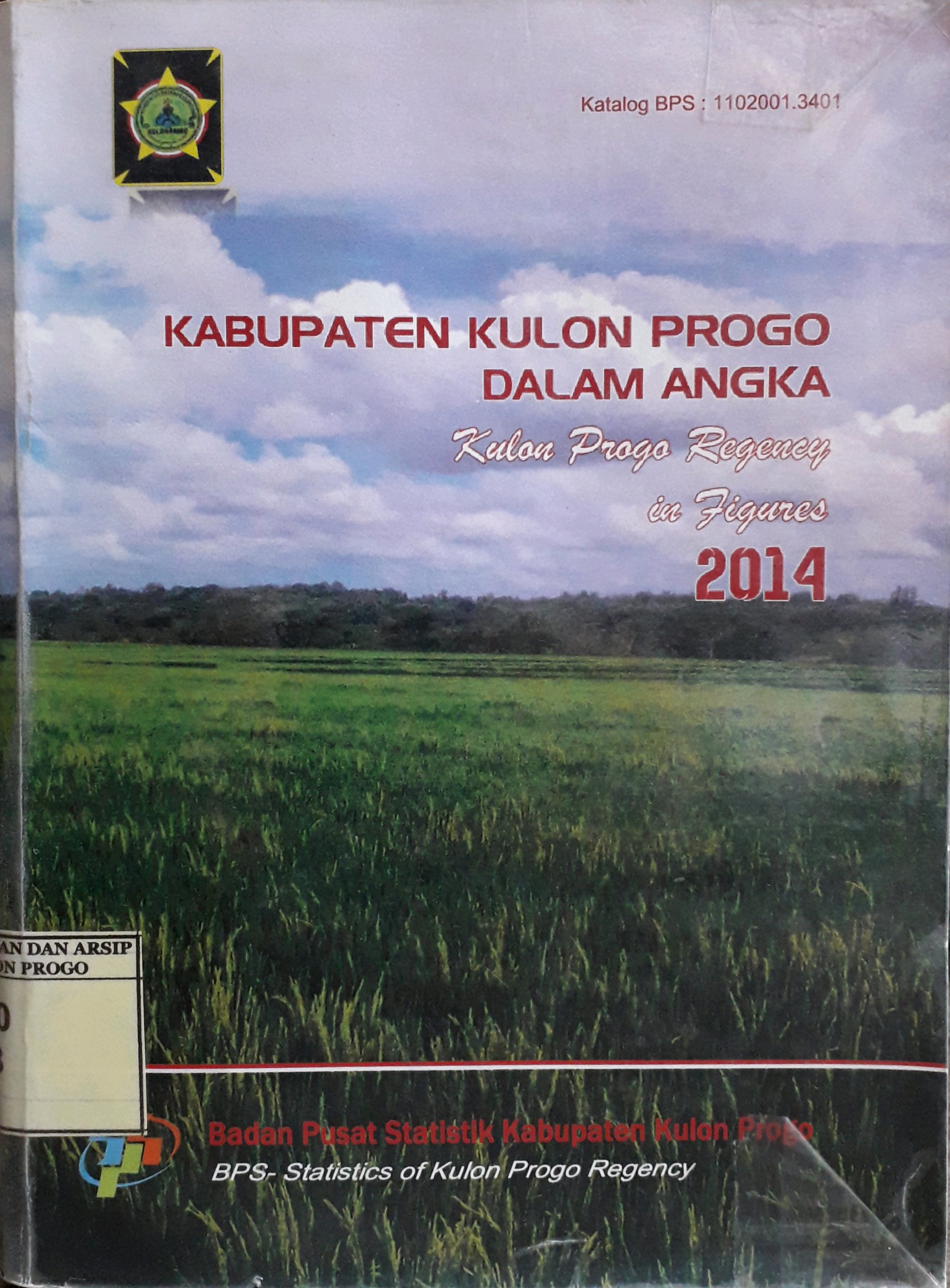Cover Kabupaten Kulon Progo Dalam Angka 2014