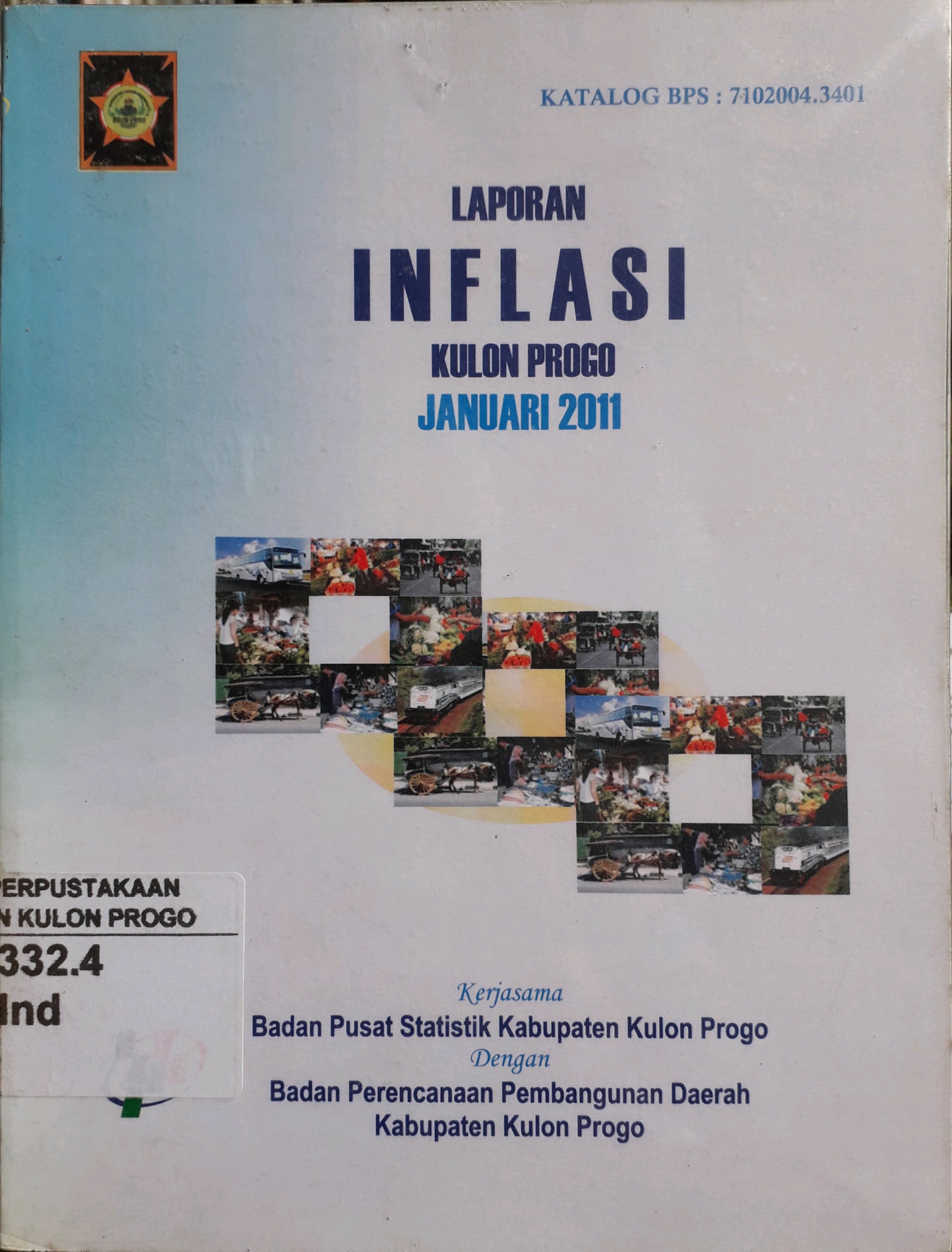 Cover Laporan Inflasi Kabupaten Kulon Progo Januari 2011