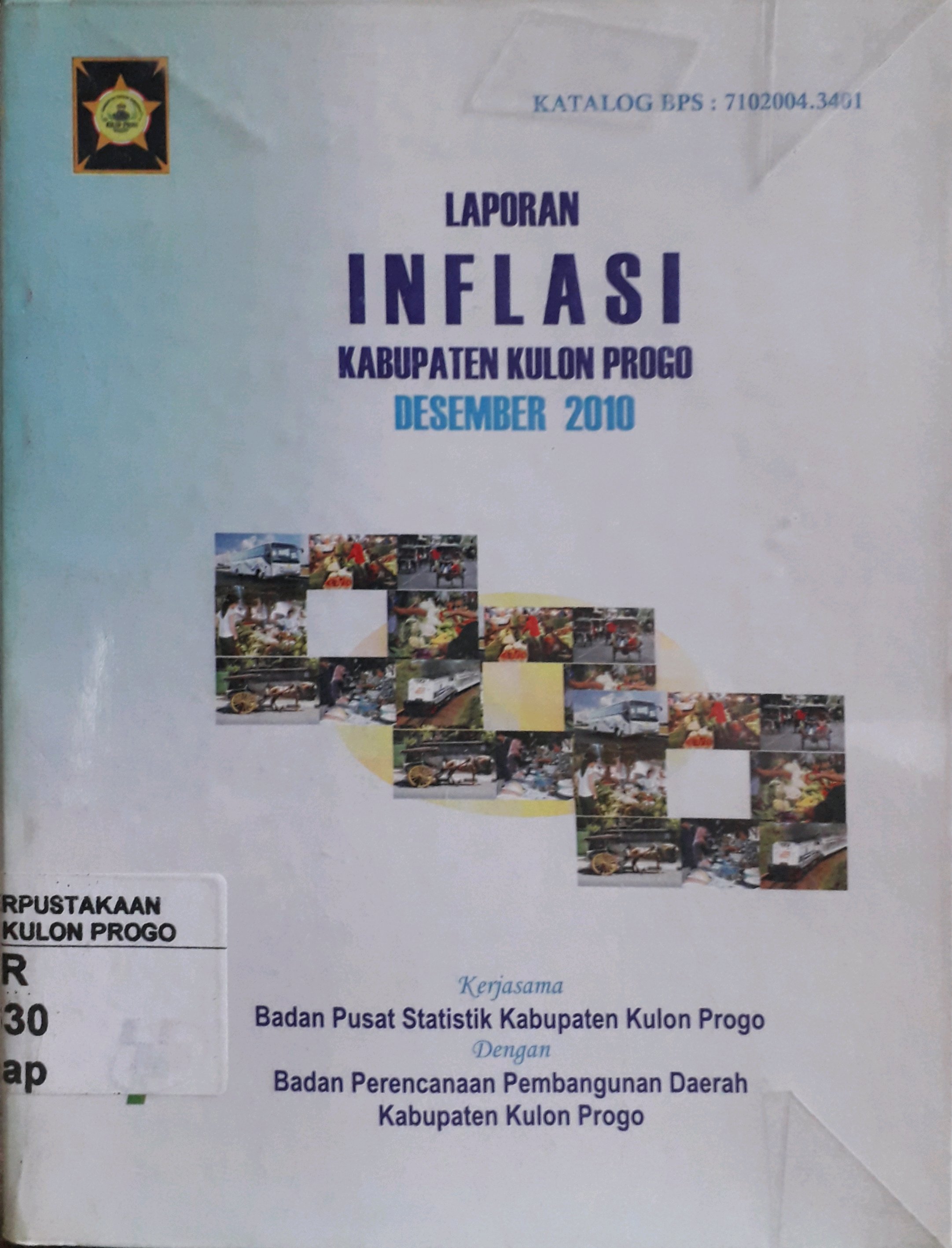 Cover Laporan Inflasi Kabupaten Kulon Progo Desember 2010