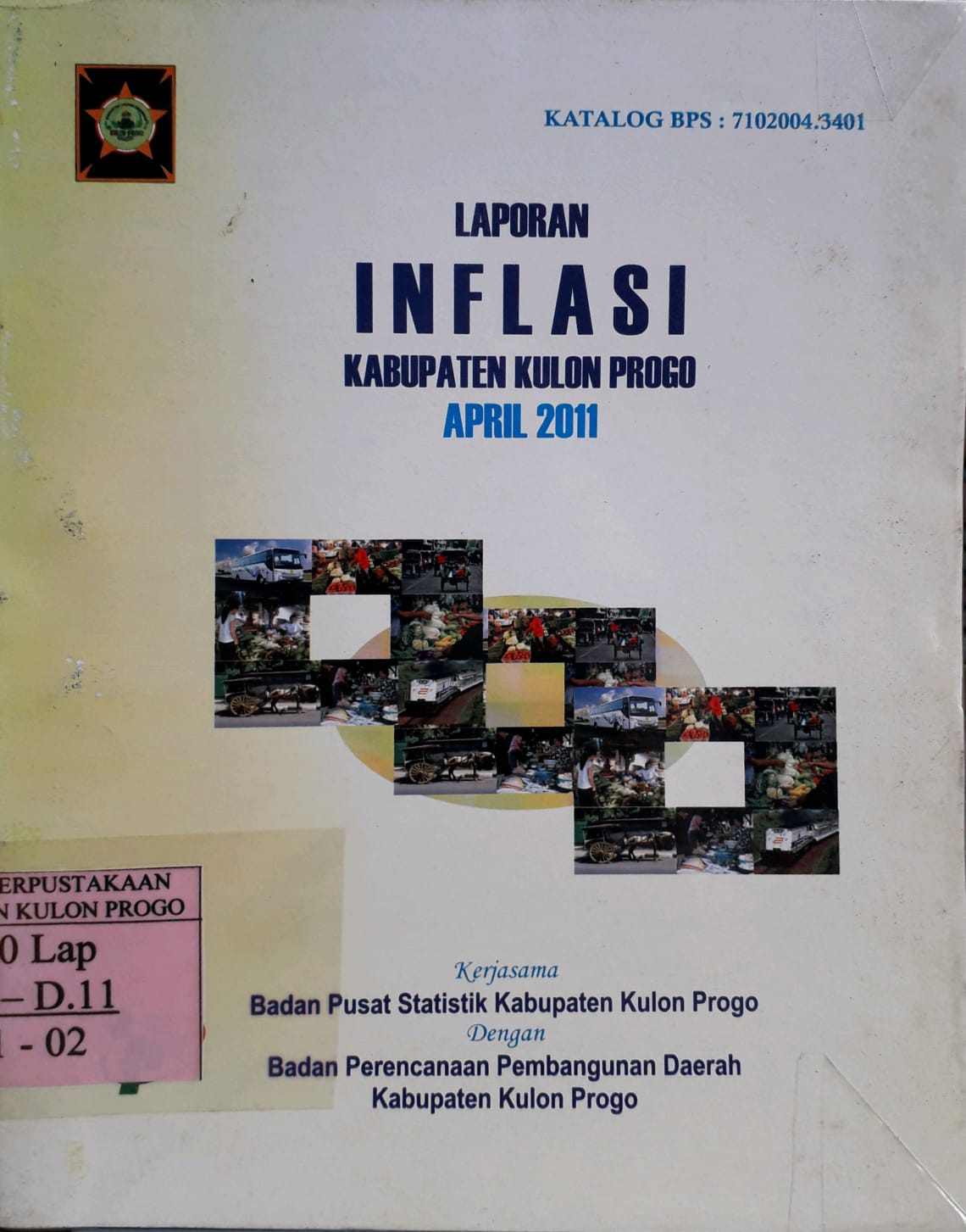 Cover Laporan Inflasi Kabupaten Kulon Progo April 2011