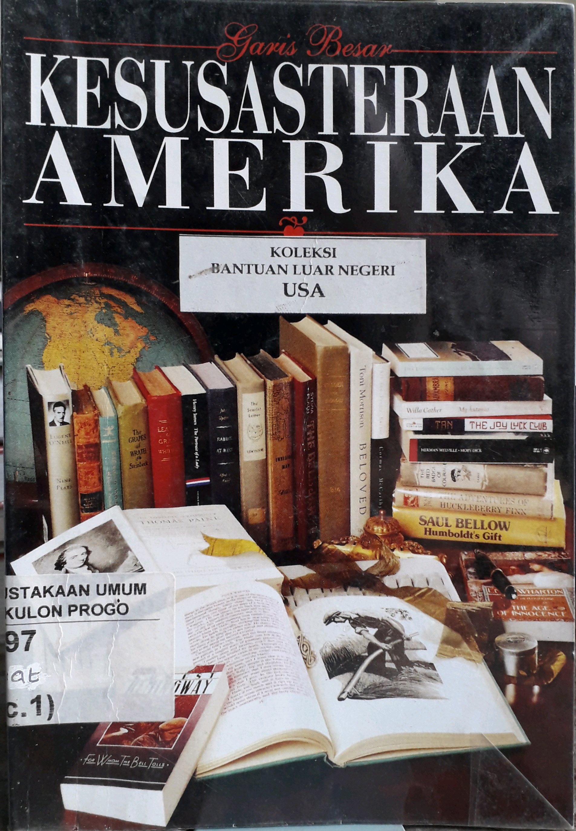 Cover Kesusasteraan Amerika / Penulis, Kathryn VanSpanckeren