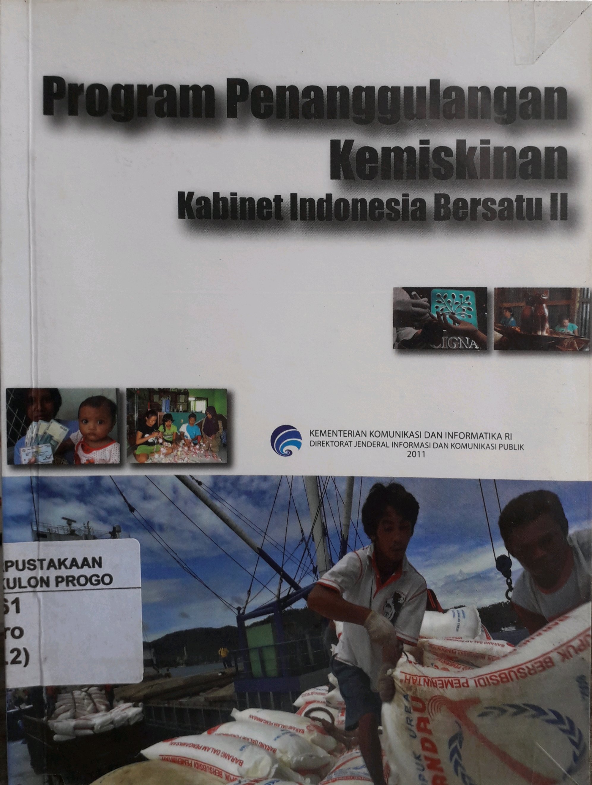 Cover Program penanggulangan kemiskinan kabinet Indonesia Bersatu II