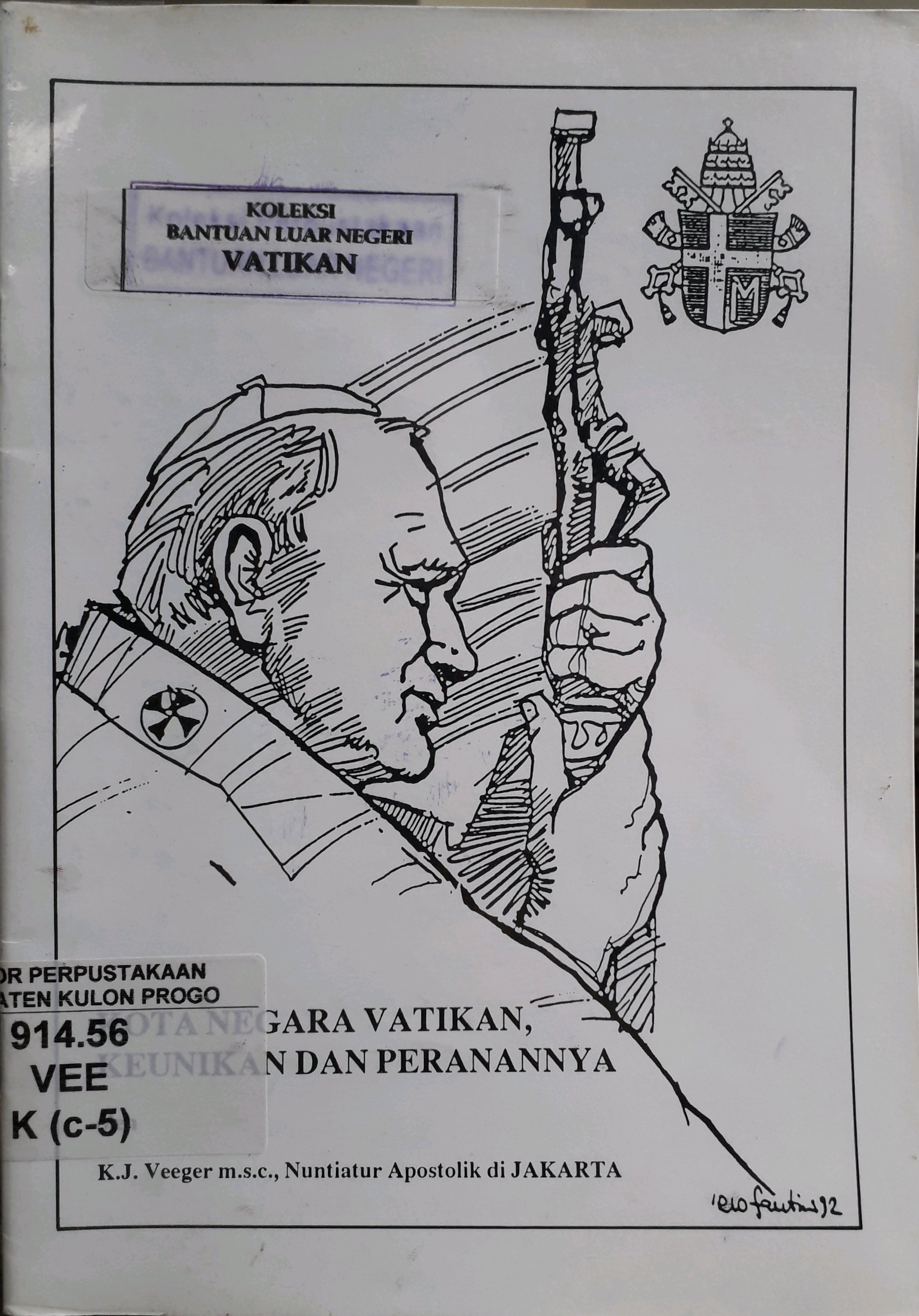 Cover Kota Negara Vatikan, Keunikan dan peranannya / Penulis, Veeger