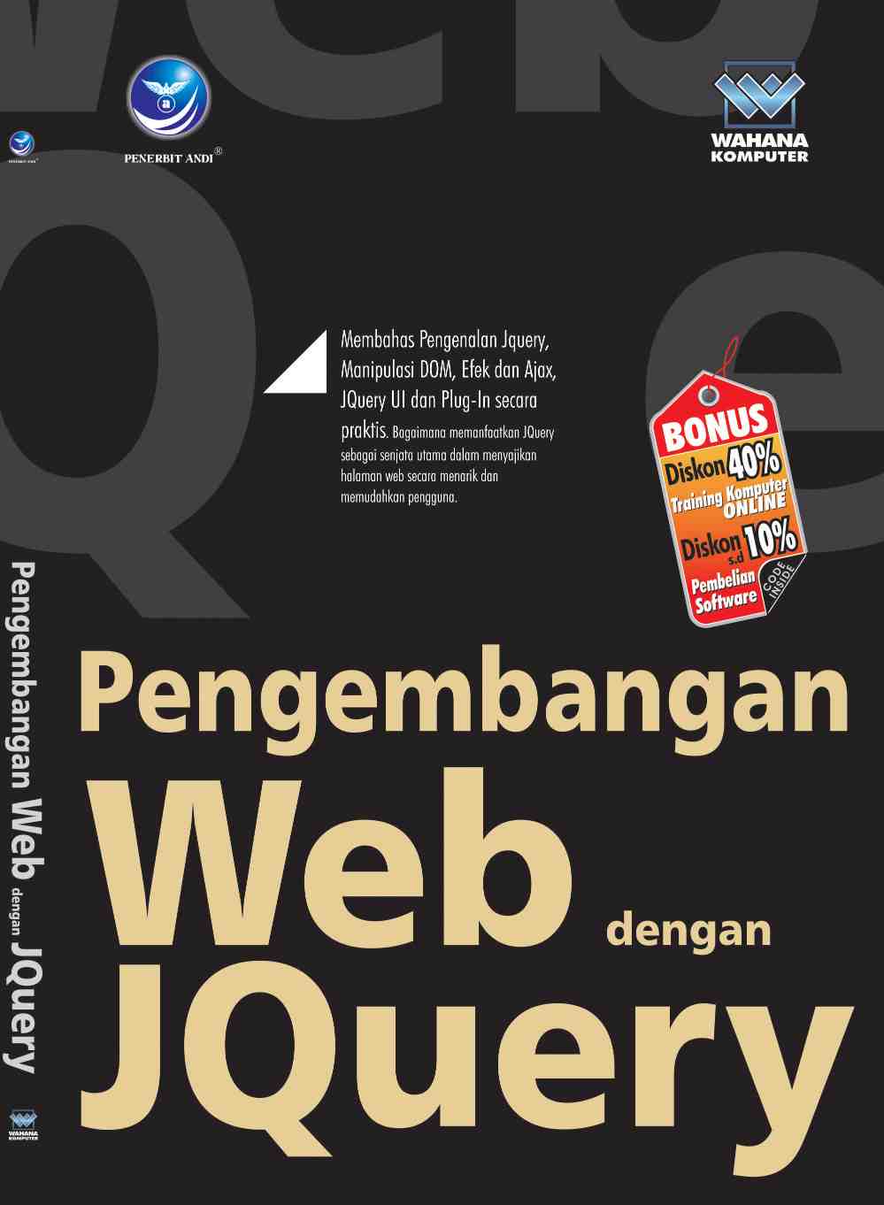 Cover Pengembangan web dengan JQuery / Th. Arie Prabawati