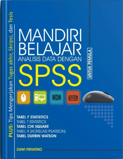 Cover Mandiri Belajar Analisis Data Dengan SPSS / Duwi Priyatno