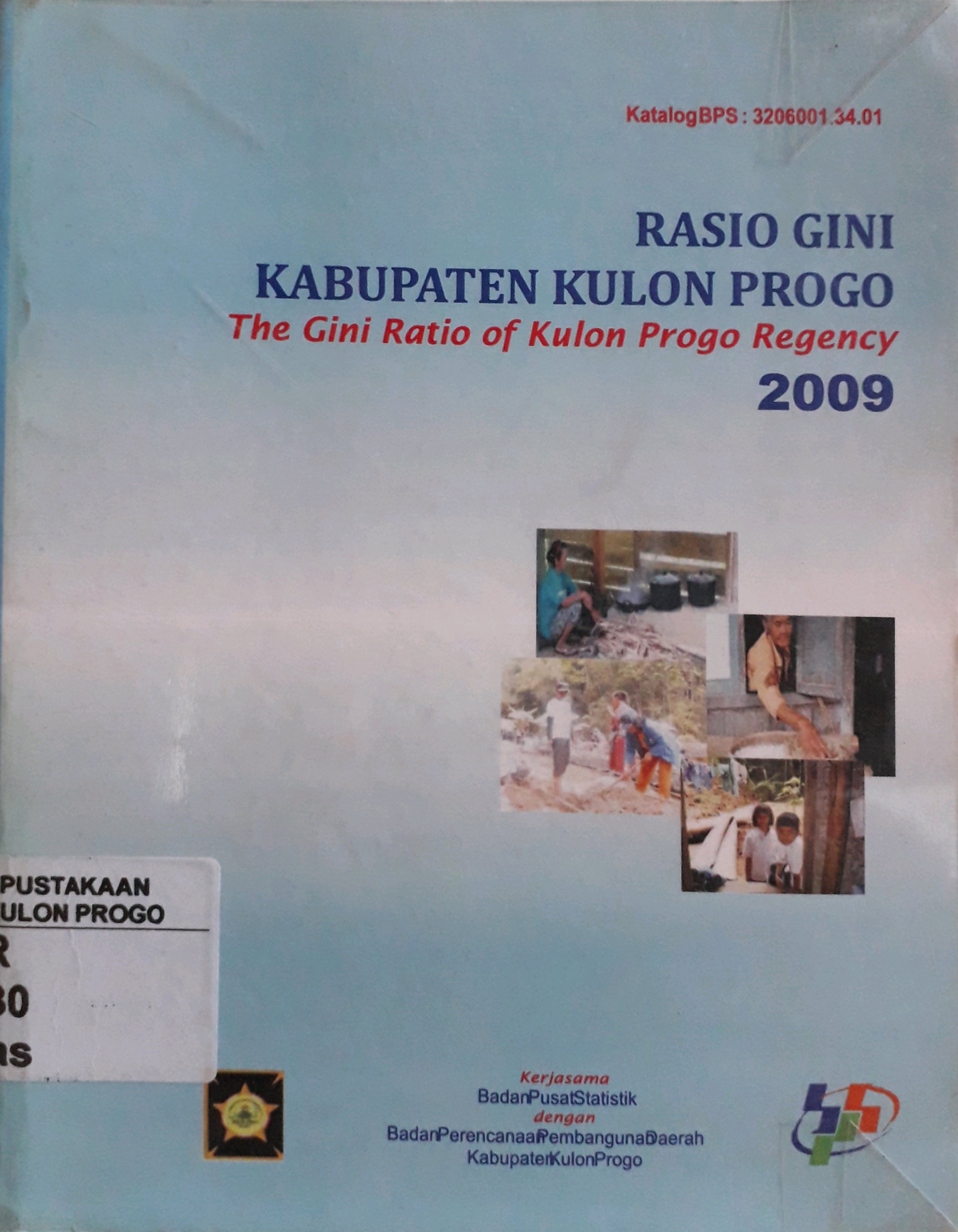 Cover Rasio gini Kabupaten Kulon progo 2009