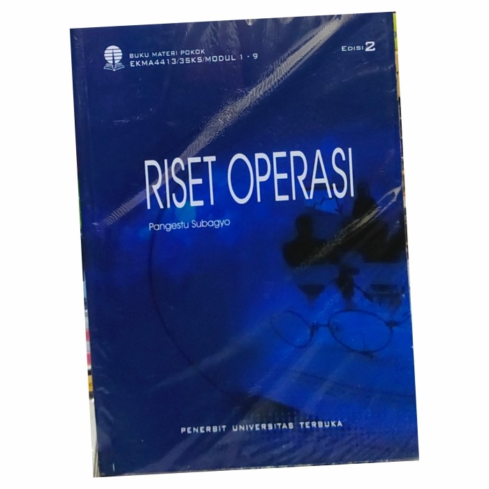 Cover Riset Operasi: Buku Materi Pokok UT / Penyusun: Pangestu Subagyo