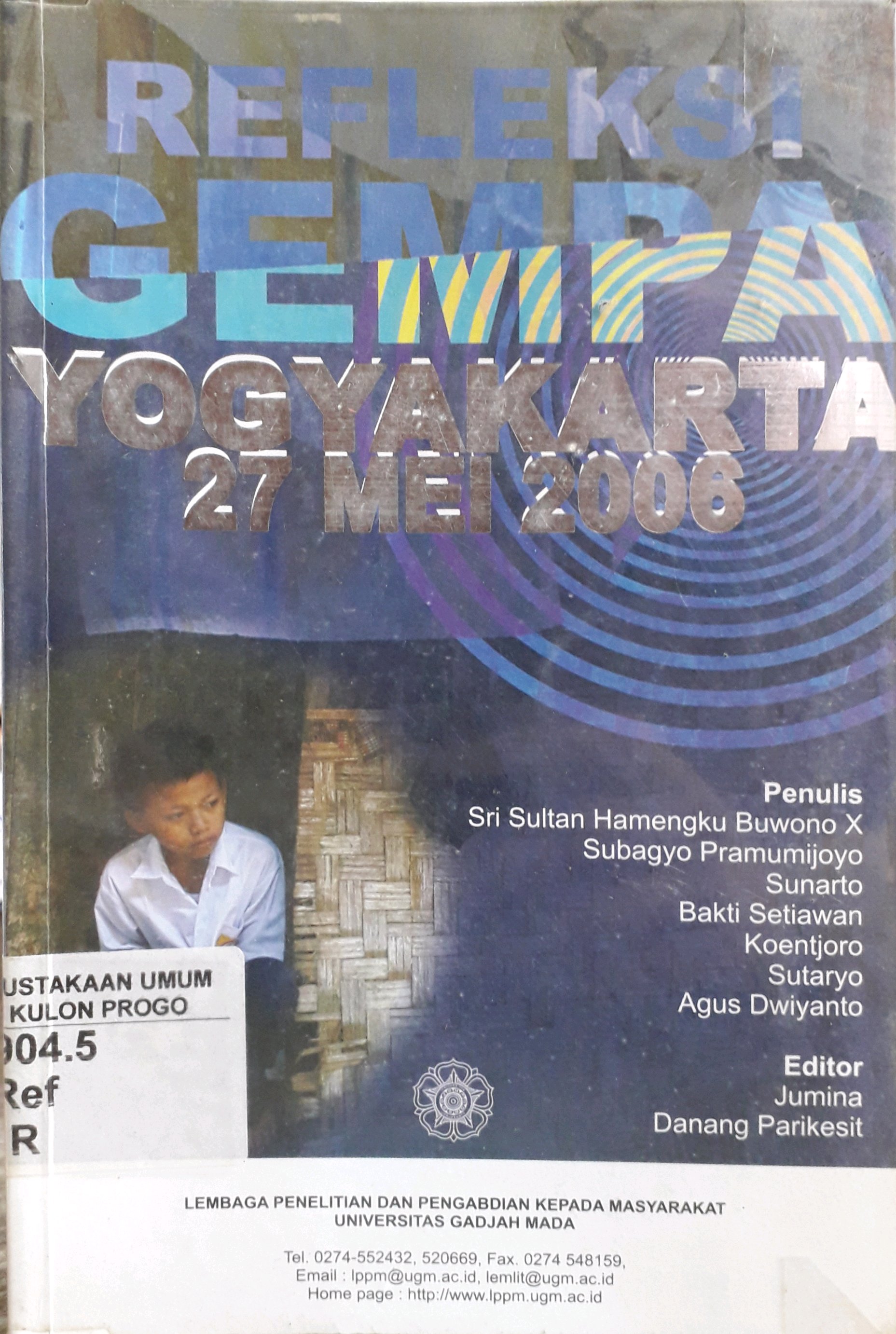 Cover Refleksi Gempa Yogyakarta 27 Mei 2006