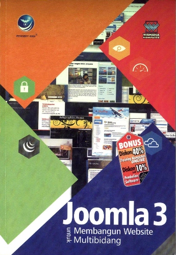 Cover joomla 3 Untuk Membangun Website Multibidang / Wahana Komputer