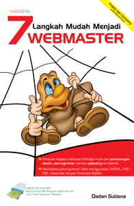 Cover 7 Langkah Mudah Menjadi Webmaster / Dadan Sutisna
