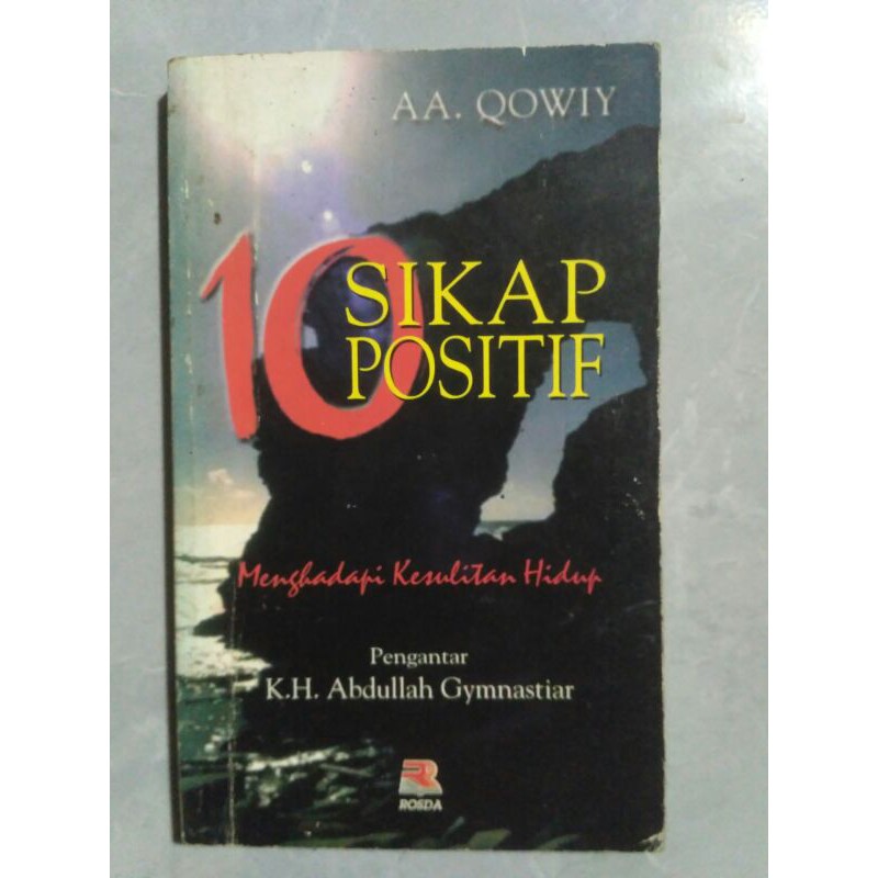 Cover 10 sikap positif menghadapi kesulitan hidup / A.A. Qowiy