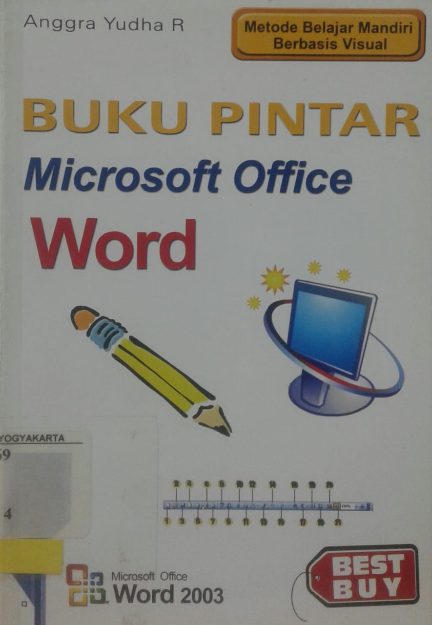 Cover Buku Pintar Microsoft Office Word / Anggra yuda R