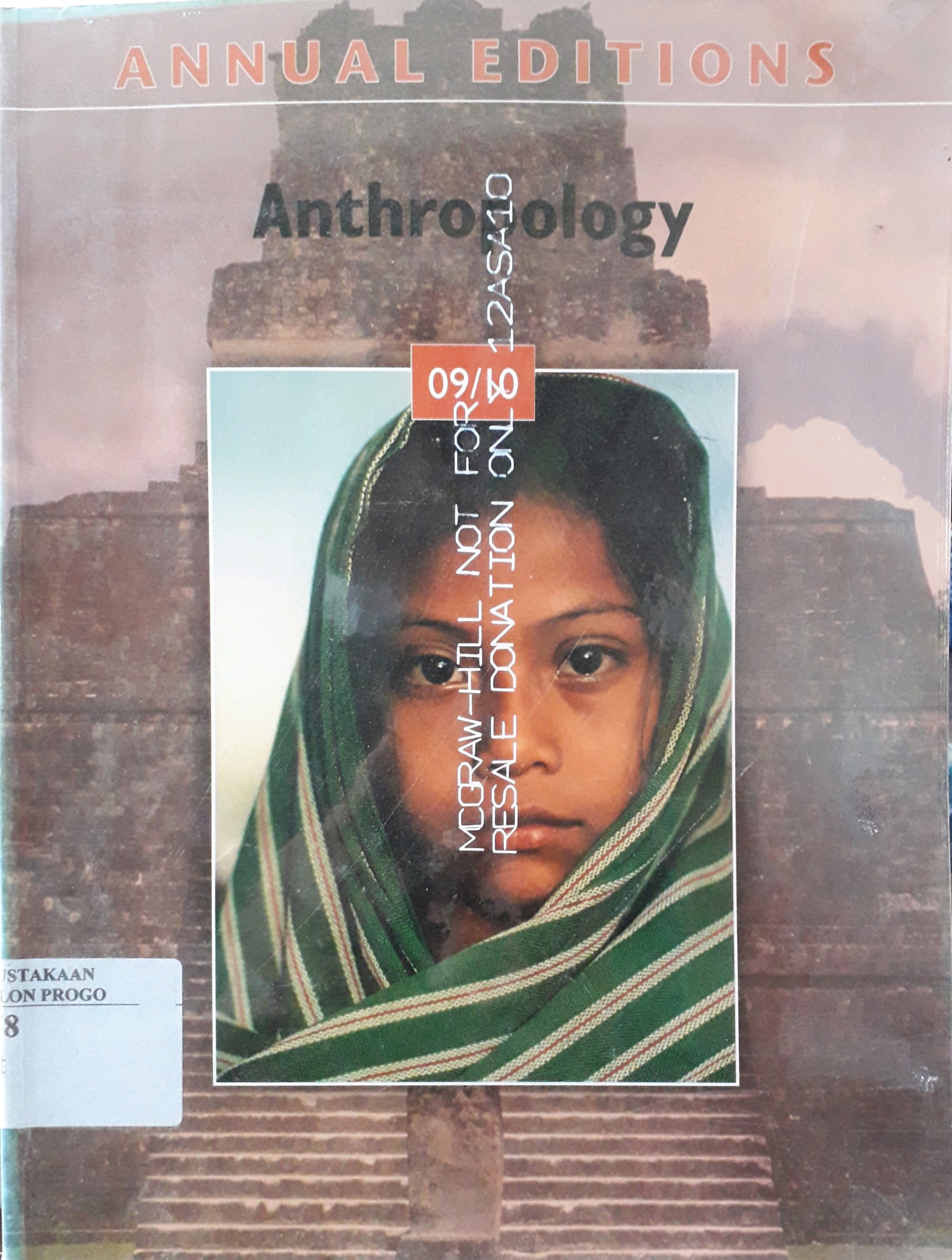 Cover Anthropology 09/10 thirty-second editionÂ 