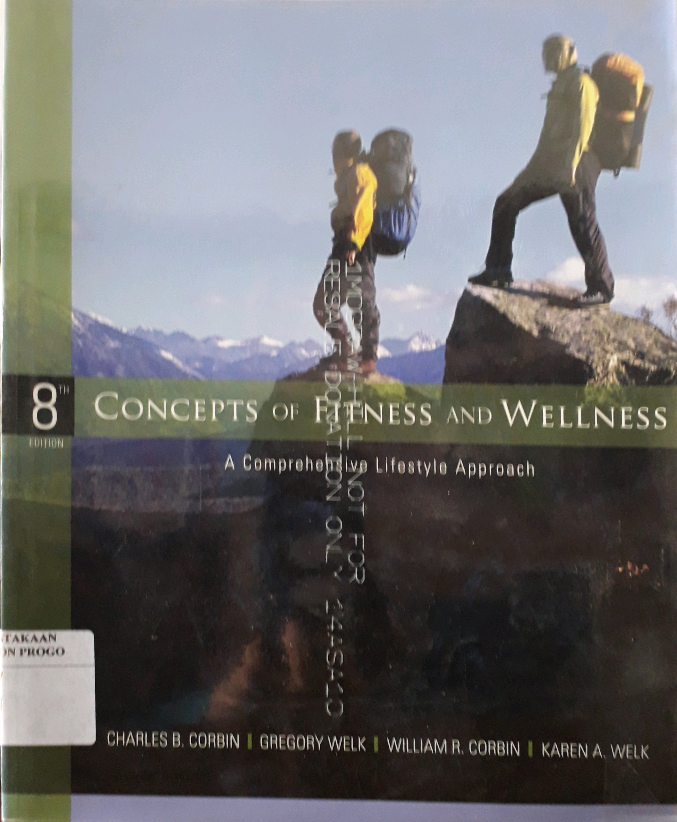 Cover Concepts of Fitness And Wellness / Penulis, Charles B. Corbin