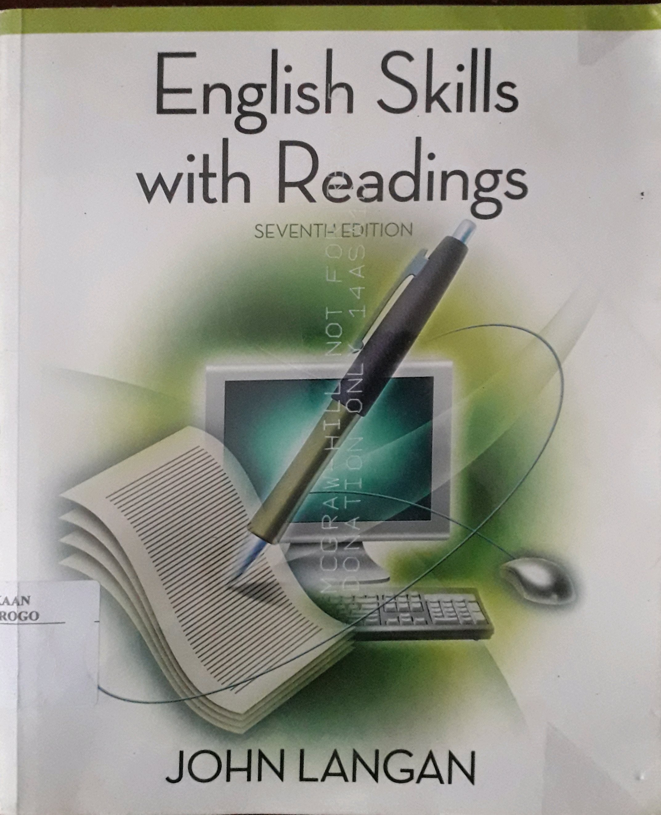 Cover English Skills With Readings / Penulis, John Langan
