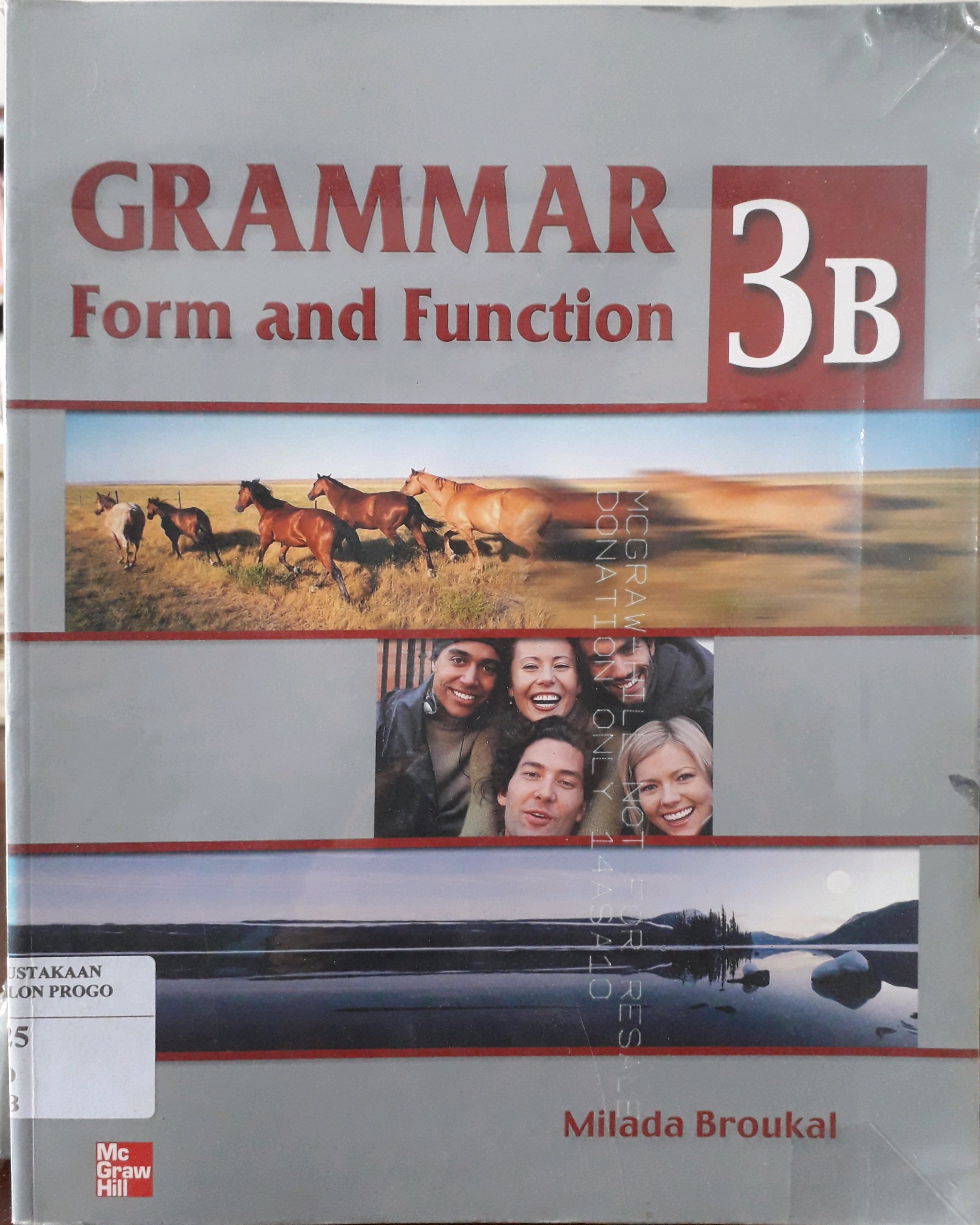 Cover Grammar form and function 3b / Penulis, Milada Broukal