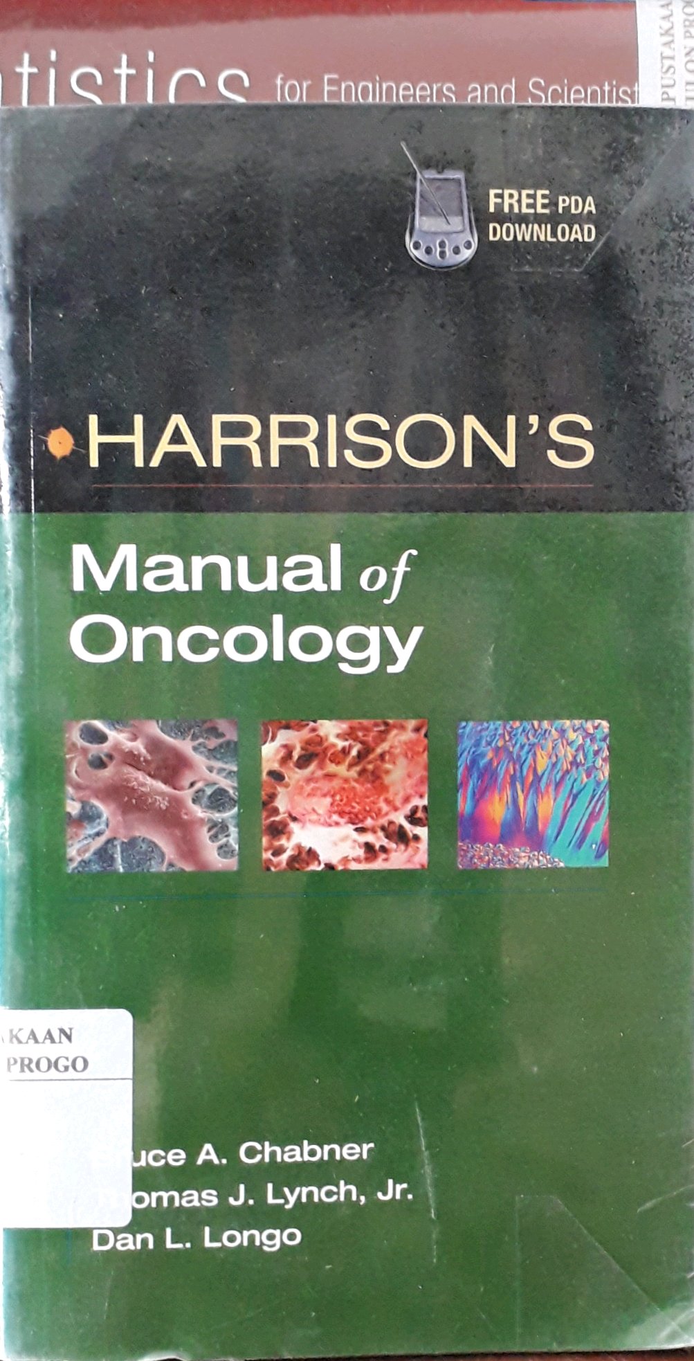 Cover Harrison's Manual of Oncology / Penulis, Bruce A. Chabner