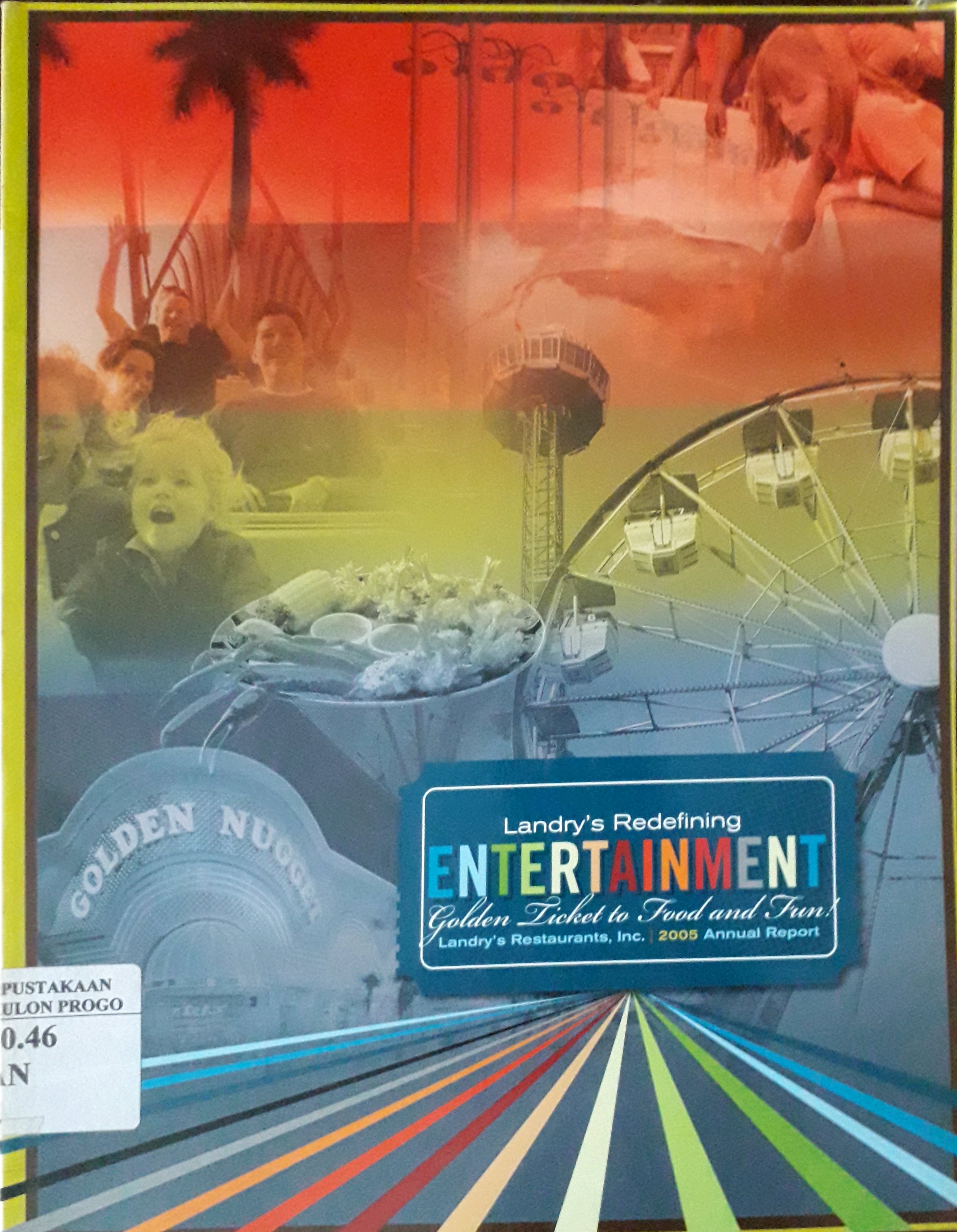 Cover Landry's Redefining Entertainment : Golden Ticket To Food and Fun!