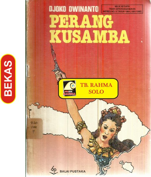 Cover Perang Kusamba / Dwinanto, Djoko