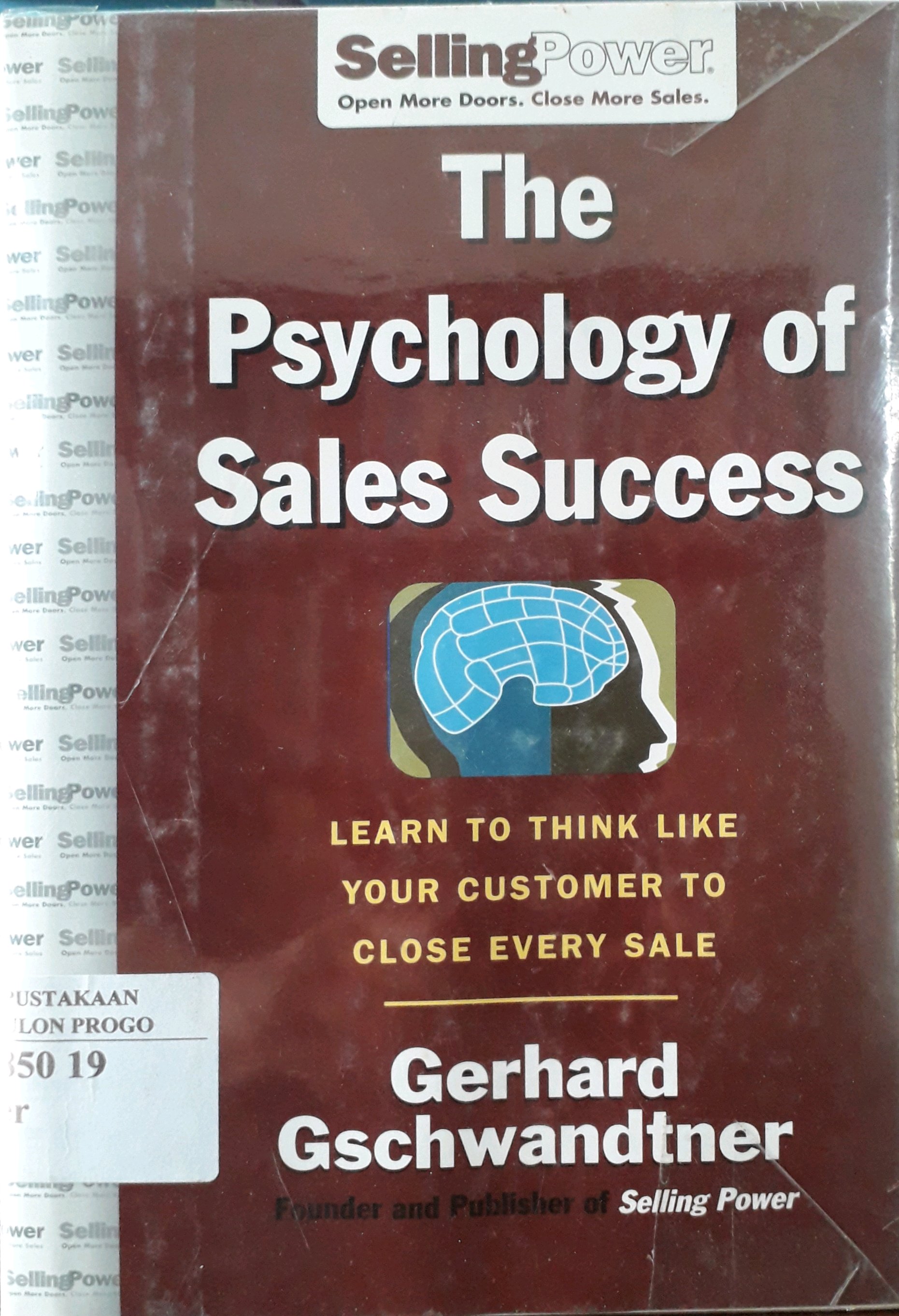 Cover The Psychology of Sales Succes / Penulis, Gerhard