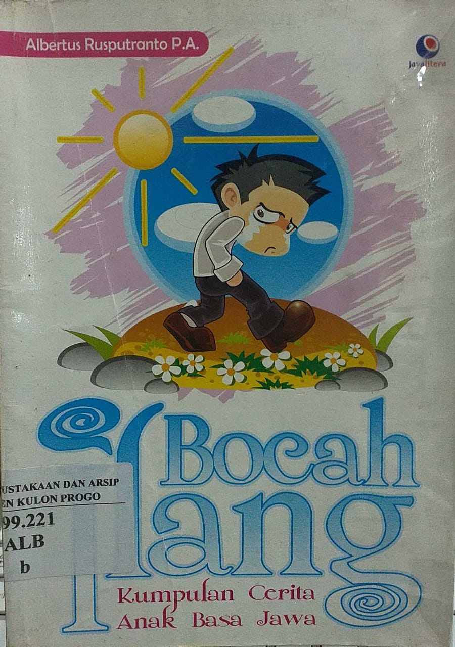 Cover Bocah ilang kumpulan cerita anak basa jawa / Albertus Rusputranto, PA.