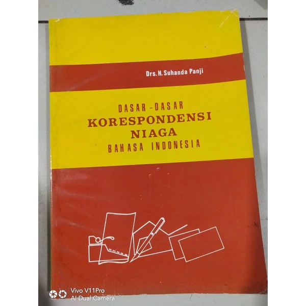 Cover Dasar-dasar korespondensi niaga :  bahasa Indonesia / oleh H. Suhanda Panji