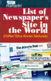 Cover List of  Newspaper's Site in The World (Daftar Situs Koran sedunia) / Penyusun: Rahartri