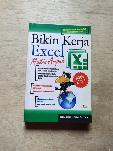 Cover Bikin kerja excel makin ampuh / Roy Chandra Putra ; penyunting, Terry Perdanawati