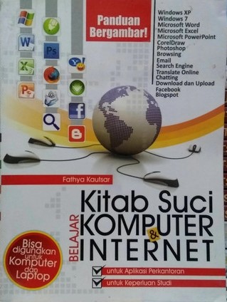 Cover Belajar Kitab Suci Komputer dan Internet / Fathya Kautsar