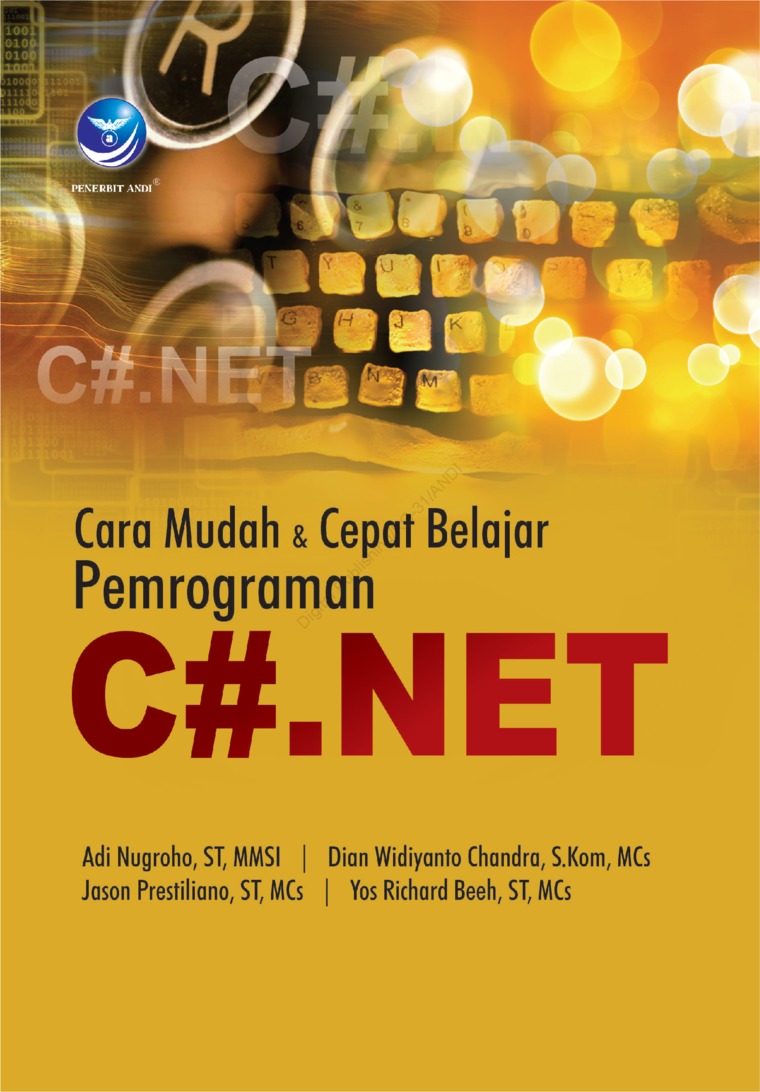 Cover Cara mudah & cepat belajar pemrograman C#.Net / Adi Nugroho,...[et al]