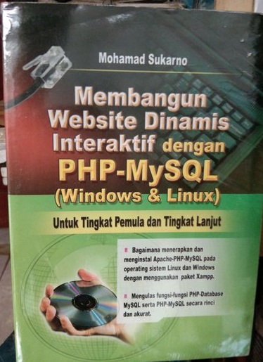 Cover membangun website dinamis interaktif dengan PHP-MySQL( windows dan linux) / Mohamad Sukarno