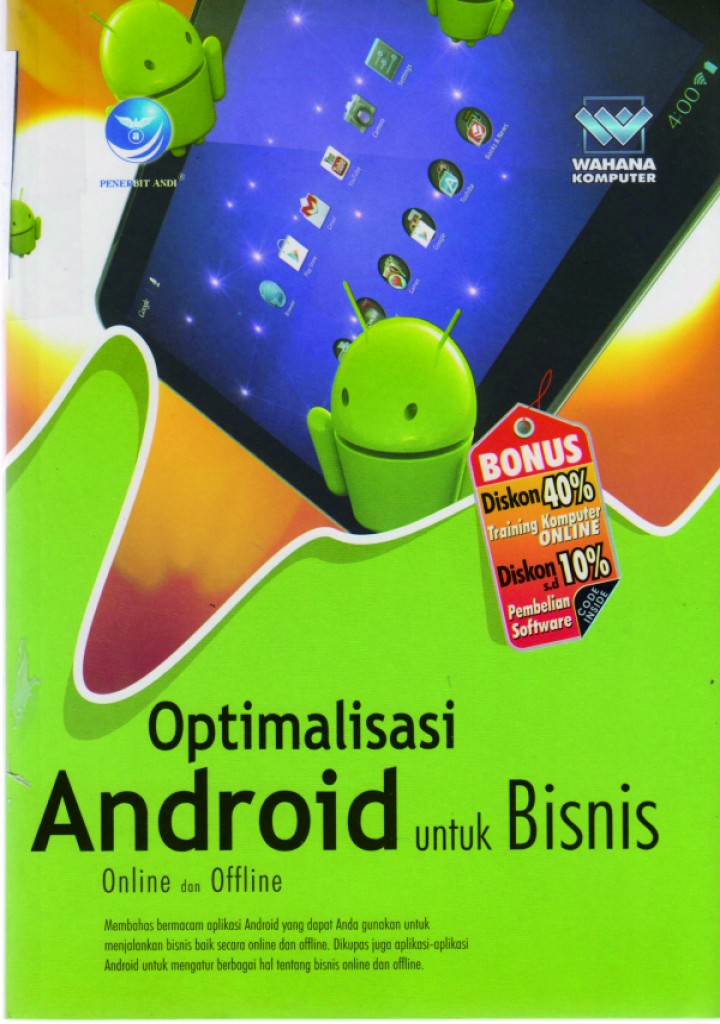 Cover Optimalisasi Android Untuk Bisnis / Wahana komputer