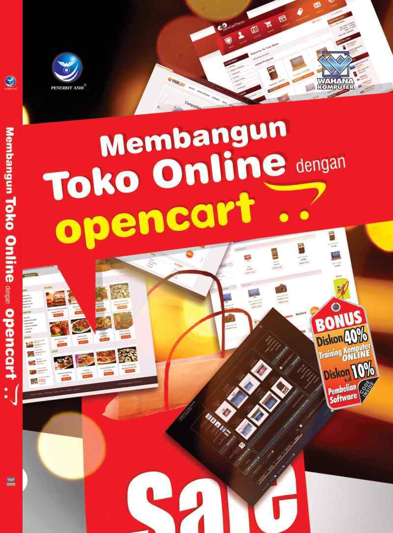 Cover Membangun toko online dengan OpenCart / editor, Seno