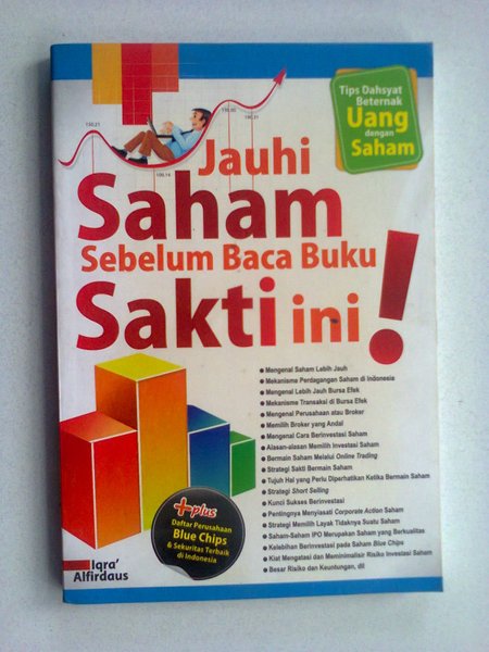 Cover Jauhi saham sebelum baca buku sakti ini ! / Iqra' Alfirdaus ; editor, Putri Erine Nareswati