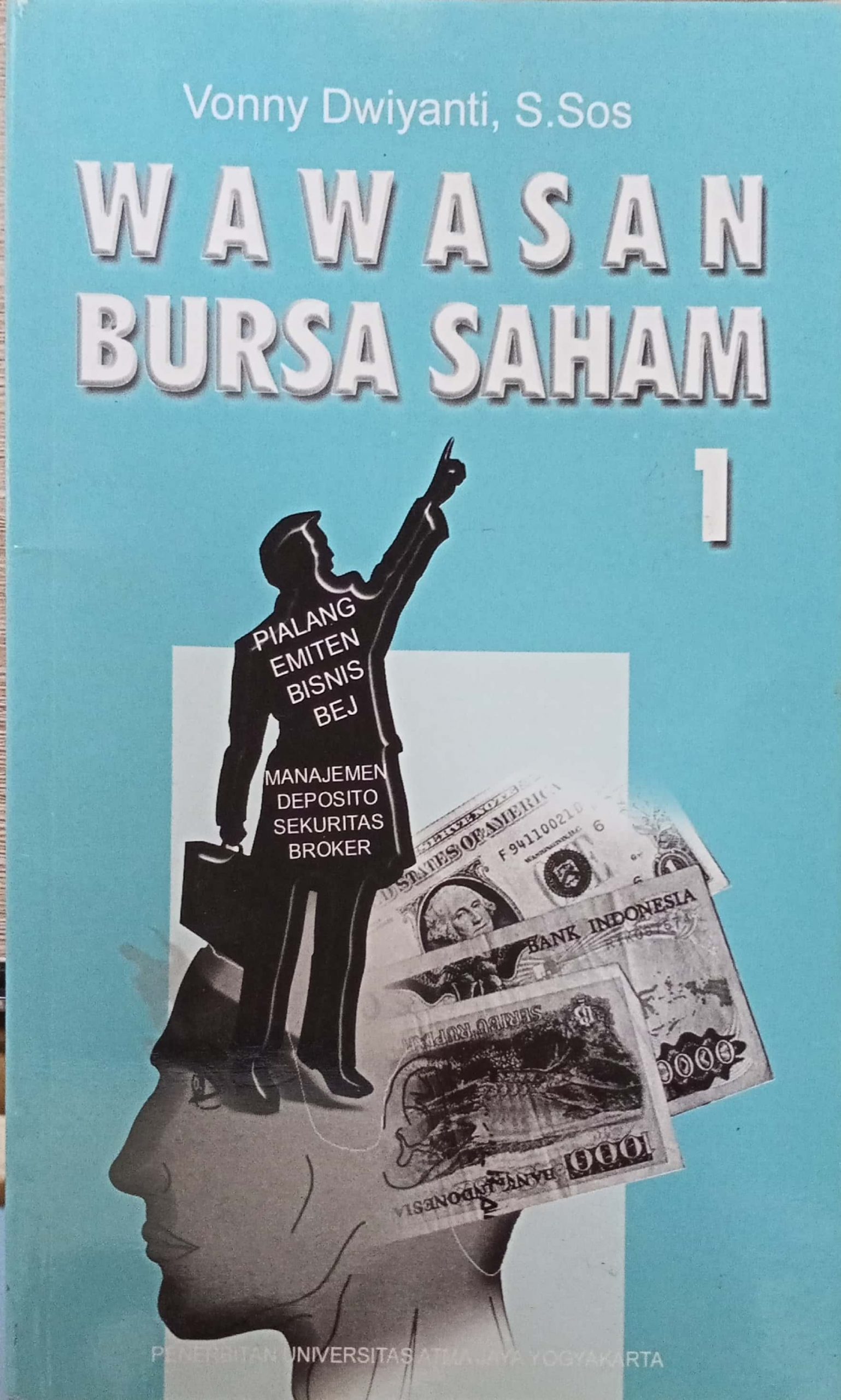Cover Wawasan bursa saham 1 / Penulis, Vonny Dwiyanti