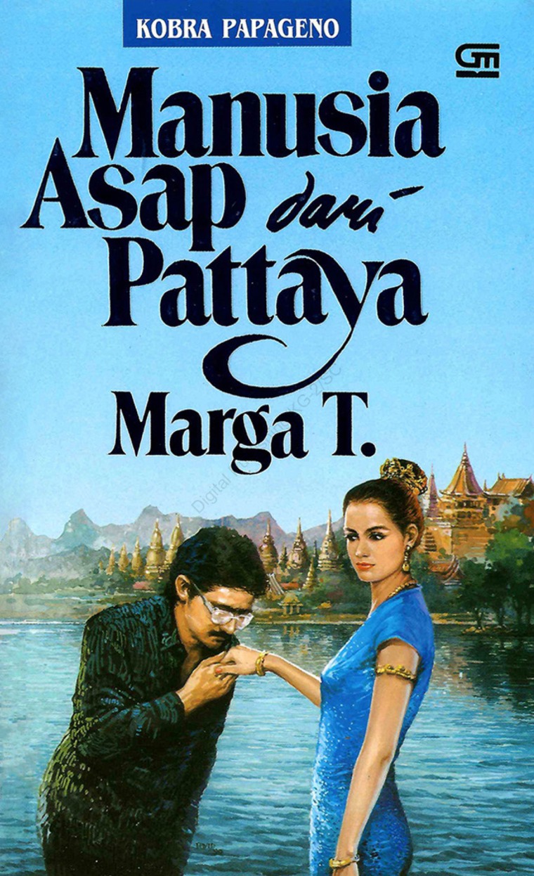 Cover Manusia Asap dari Pattaya / Marga T