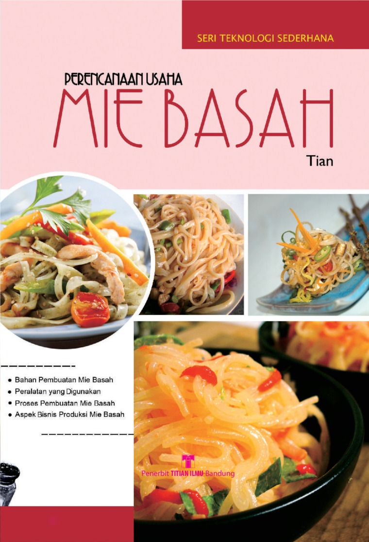 Cover Perencanaan usaha mie basah / Tian