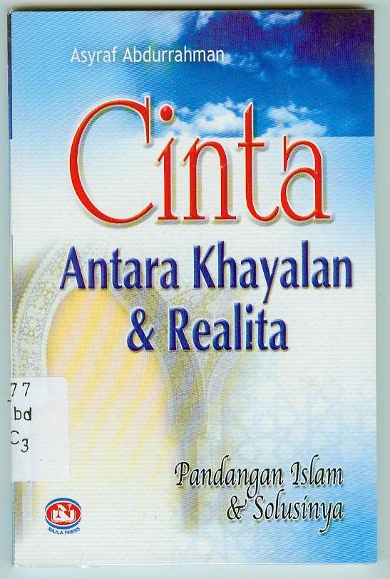 Cover Cinta antara khayalan dan realita / Asyraf
