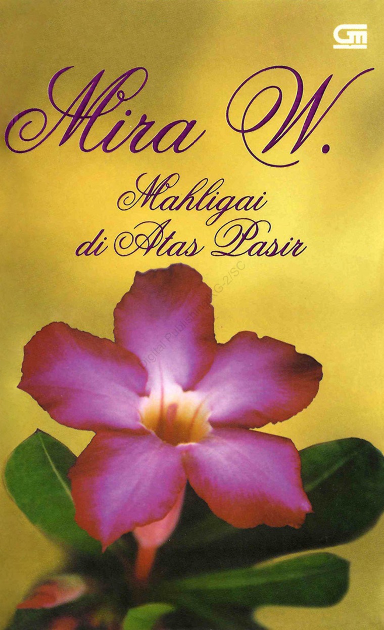 Cover Mahligai di atas Pasir / Mira W