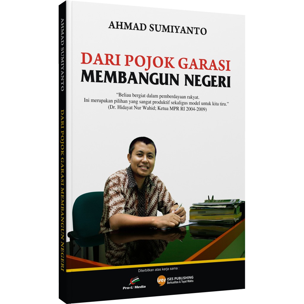 Cover Dari pojok garasi membangun negeri / Ahmad Sumiyanto