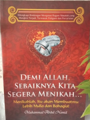Cover Demi Allah sebaiknya kita segera menikah / Muhammad Abdul Hamid